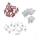 ClosetMaid White Metal Shelf Clip (Pack of 12) 