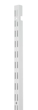 ClosetMaid White Steel Wall Shelf Track in White 