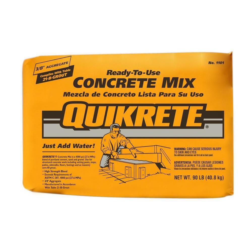 QUIKRETE&reg; Grey 4000 psi Concrete Mix 