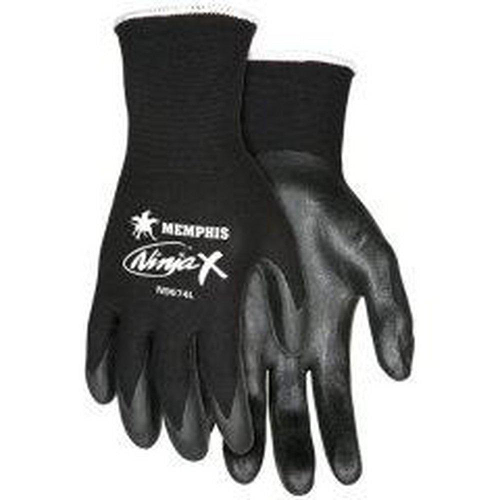 Memphis Glove Black Nylon Gloves in Black 