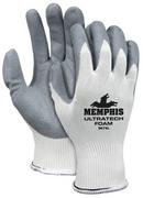 XL Size Plastic Glove in White and Grey