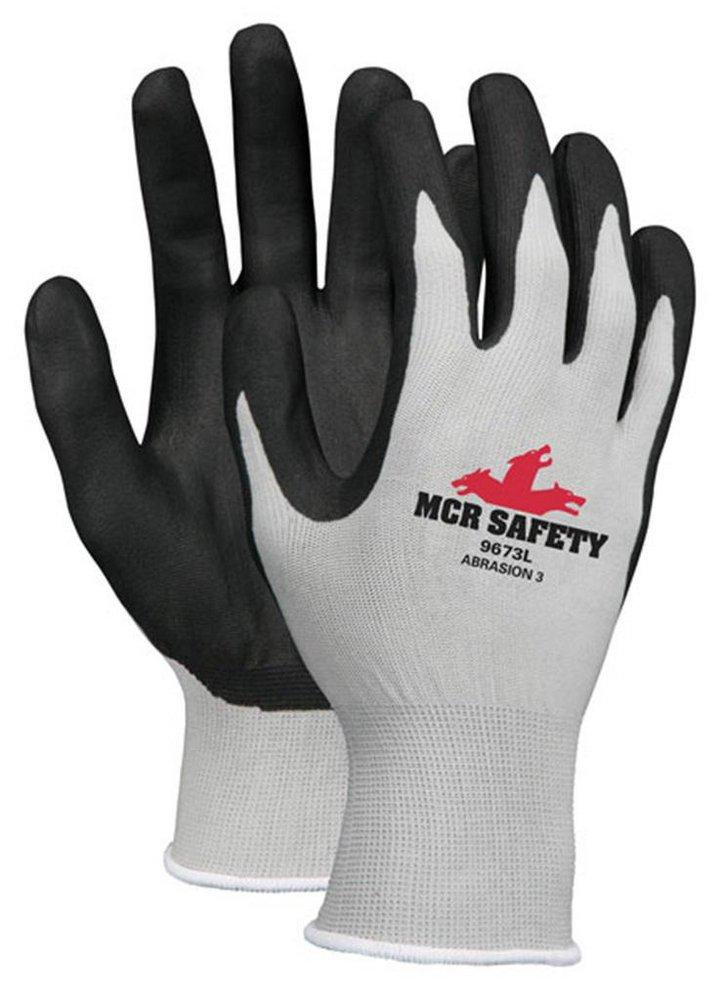 Memphis Glove Black Glove in Black and Grey 