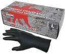 Size XXL 6 mil Rubber Food Service and General Purpose Disposable Gloves in Black
