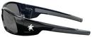 Crews Black Frame Safety Glasses 