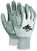 Size S Rubber Plastic Disposable Glove in Grey