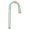 T&S Brass Chrome Plated 3/8 in. IPS Rigid Gooseneck Spout 