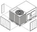 Rheem Grey 3-Side Louvered Kit 