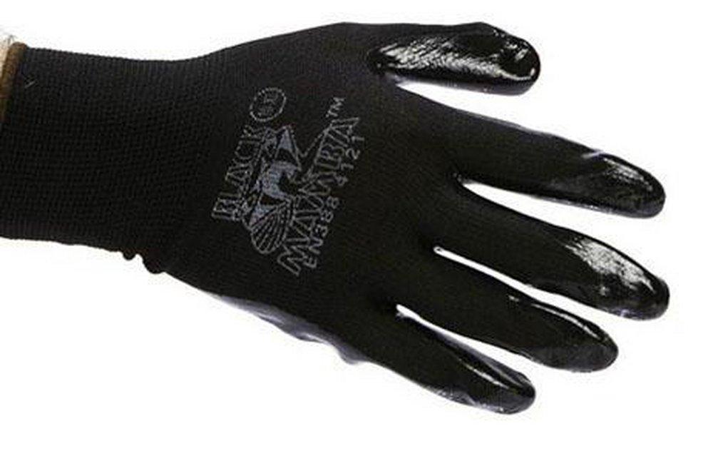 Component Manufacturing Black Nylon Gloves Dipped 