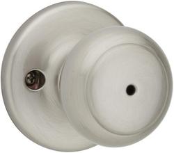 Privacy Door Knob in Satin Nickel
