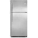 30 in. 20.6 cu. ft. Top Mount Freezer Refrigerator in Stainless