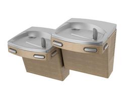 Bi-Level Water Cooler in Sandstone