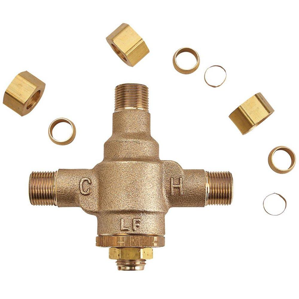 Powers Rough Bronze NPT Thermostatic Valve 