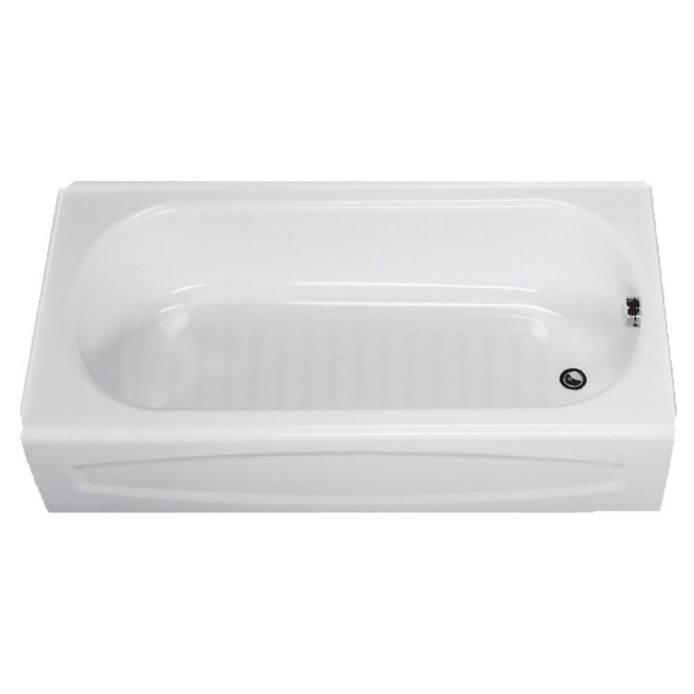 American Standard White 60 x 30 in. Soaker Alcove Bathtub Right Drain 