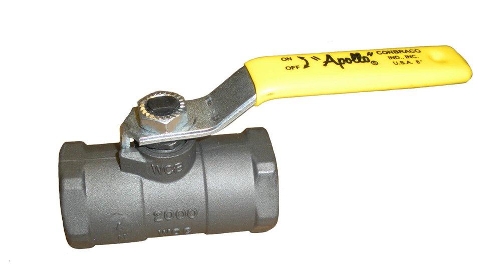 Apollo Valves Grey Carbon Steel Reduced Port FNPT 2000# Ball Valve 