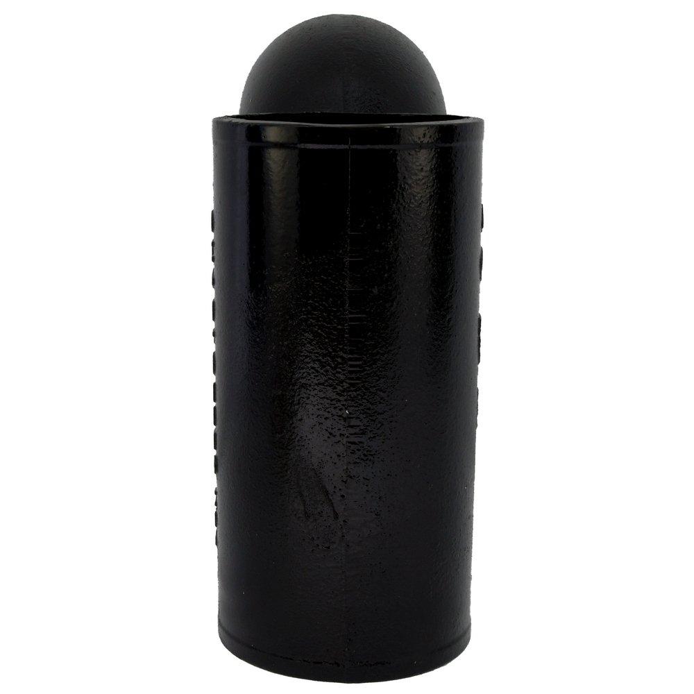 Black No Hub Cast Iron Combination Wye 