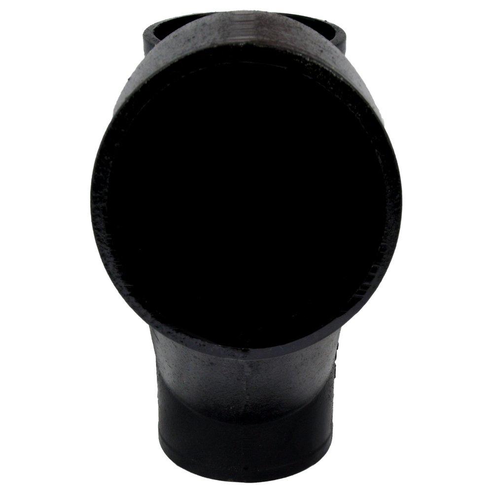 Black No Hub Cast Iron Combination Wye 
