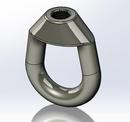 Empire Industries Weldless Round Head Eye Nut Import Black 