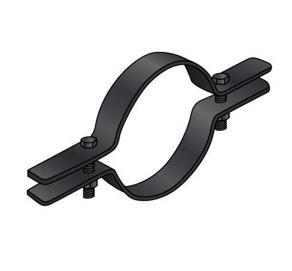 Empire Industries Black Plain Carbon Steel Pipe Clamp 