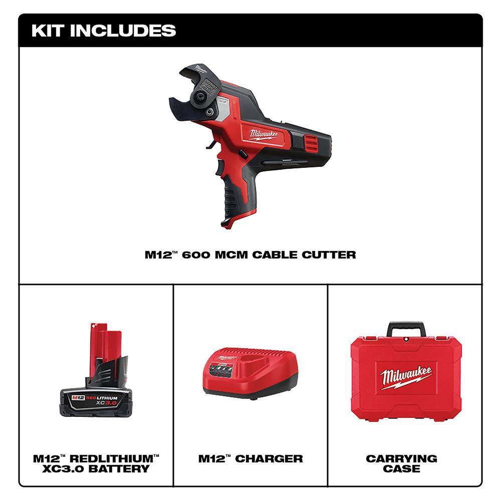 Milwaukee&reg; Red Cable Cutter 
