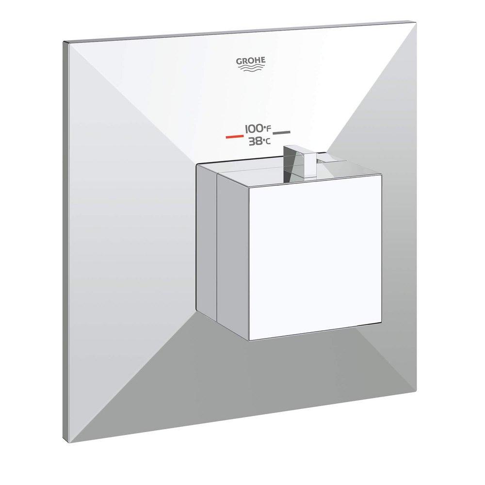 GROHE StarLight&reg; Chrome Thermostatic Trim Only with Control Module 