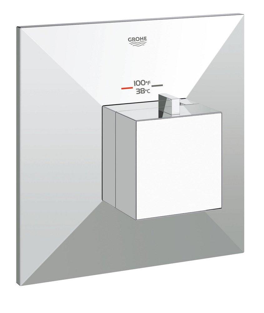 GROHE StarLight&reg; Chrome Thermostatic Trim Only with Control Module 