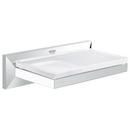 GROHE StarLight&reg; Chrome Wall Mount Shelf with Soap Dish 
