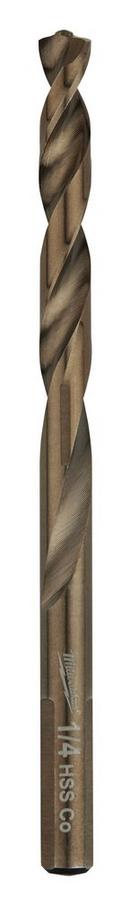 Milwaukee&reg; Silver 1/4 x 1/4 in. Round Twist 1 Piece 