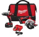 Milwaukee&reg; Black Cordless Circular Saw 2 Tool Kit 