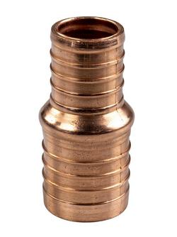 3/4 x 1/2 in. Copper PEX Crimp Coupling