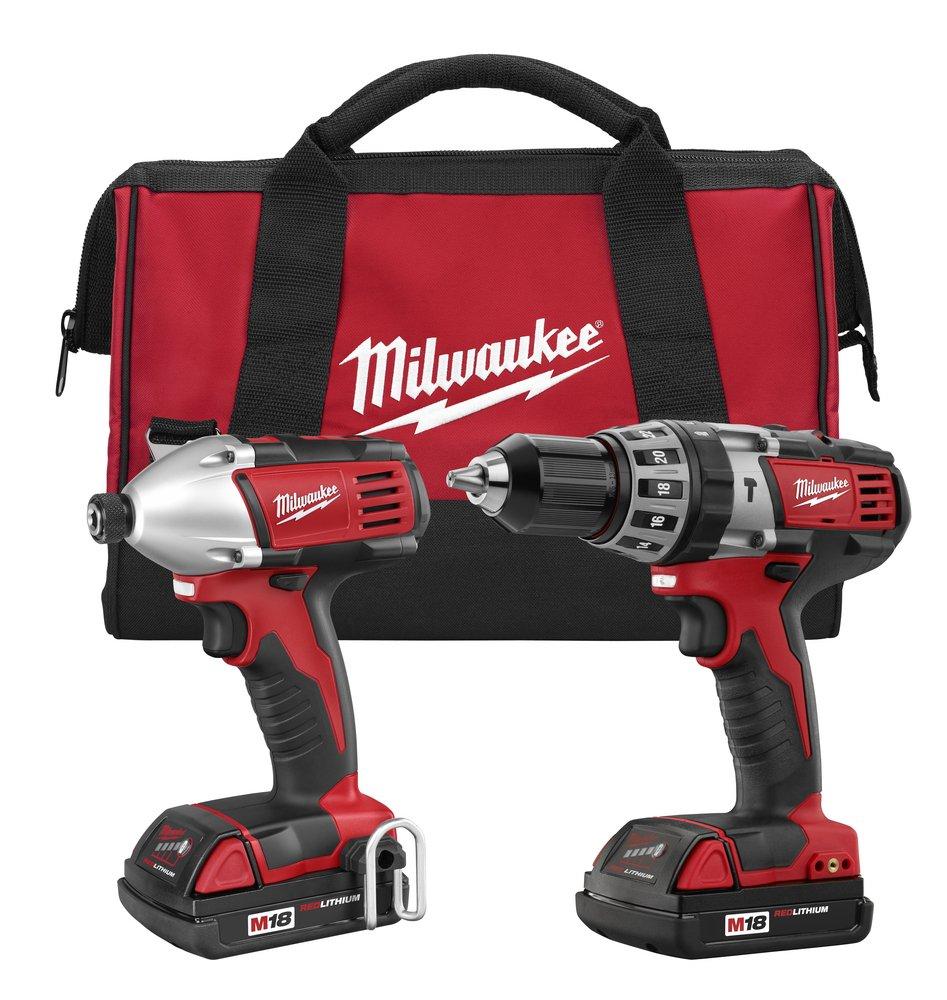 Milwaukee&reg; Red *CVR* M18 HAMMER DRILL W/IMPACT DR 