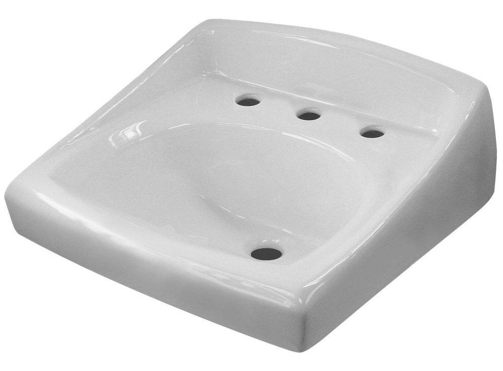 Sloan Valve White Wall Mount Basin 