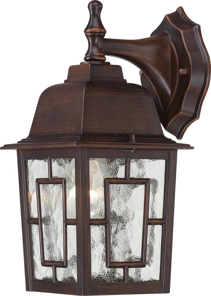 NUVO Rustic Bronze 100W Medium Lantern 
