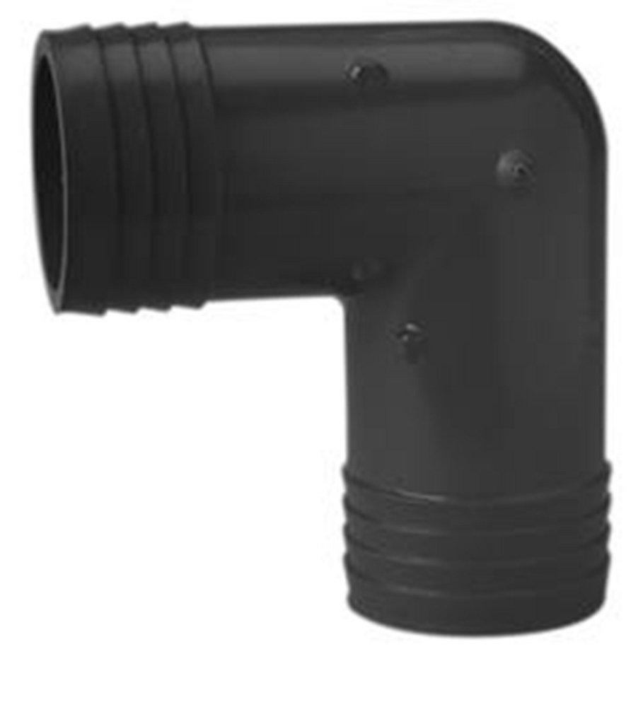 American Granby White Insert Straight Nylon 90 Degree Elbow 