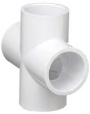 4 in. Socket Straight Schedule 40 PVC Cross  and Chemical