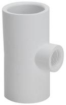 White Socket x FIPT Reducing Schedule 40 PVC Tee 