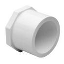 White Spigot x Socket Weld Schedule 40 Standard Domestic PVC Reducing Bushing in White 