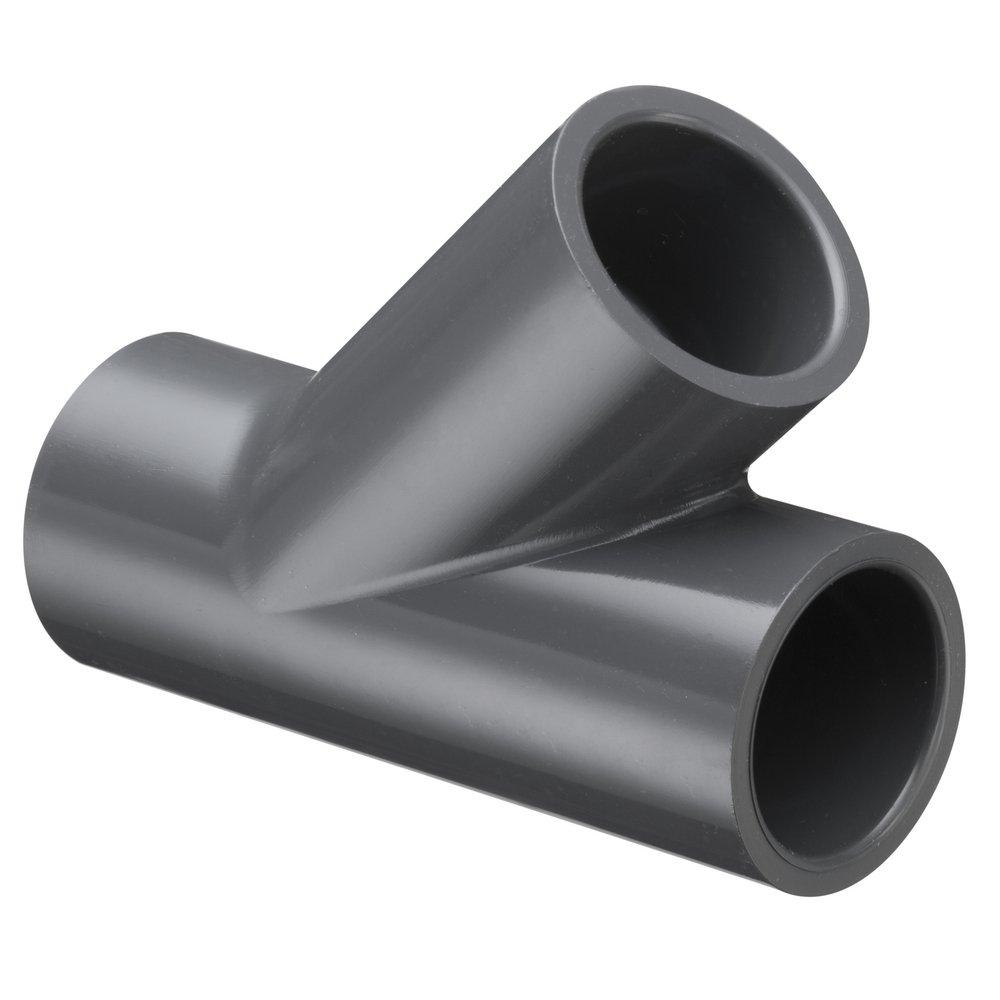 Grey Socket Sch. 80 PVC Wye 