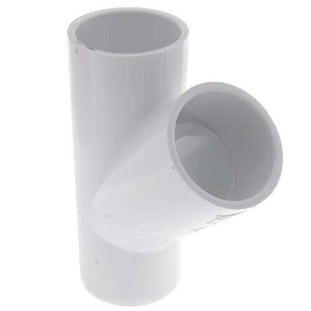 White Socket Sch. 40 PVC Wye 