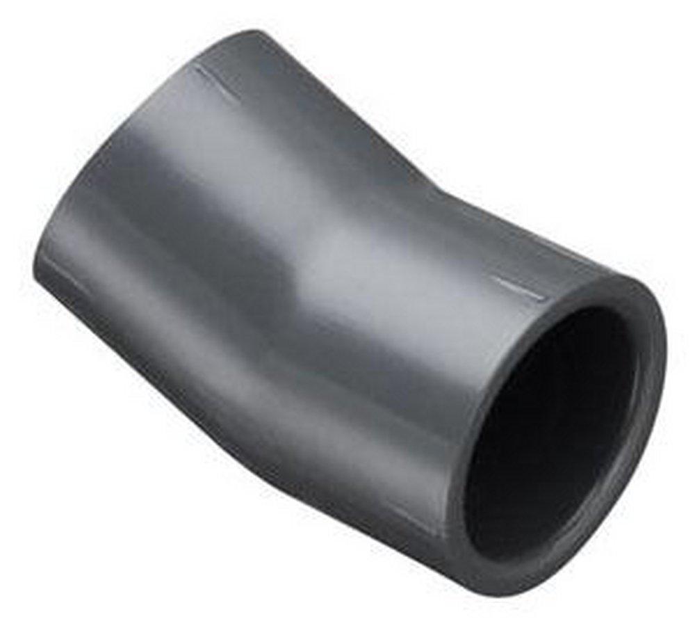 Grey Socket Straight Schedule 80 PVC 22-1/2 Degree Elbow 