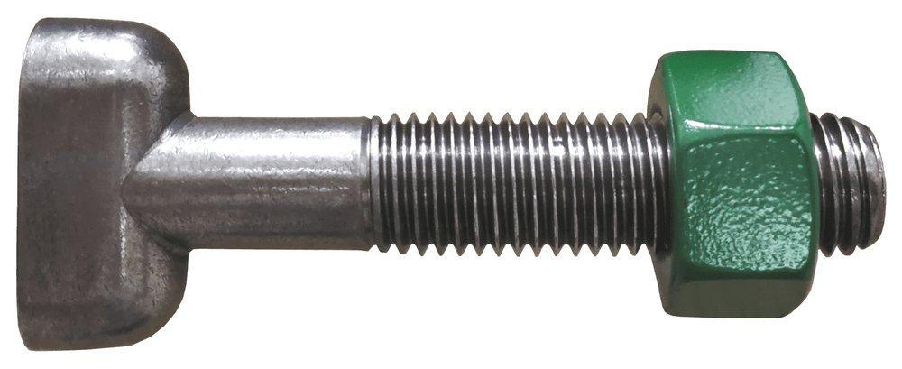 3/4 in. Stainless Steel 316 Steel T Head Bolt and Nut 