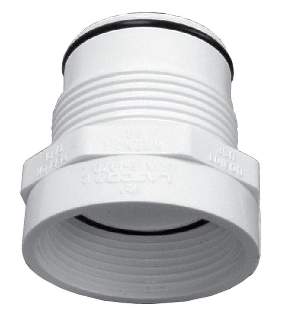 LASCO Fittings White 1-1/4 in. FIPT Adapter 