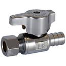Legend Valve & Fitting Chrome Plated F1960 x OD Tube Lever Straight Supply Stop Valve in Chrome Plated 