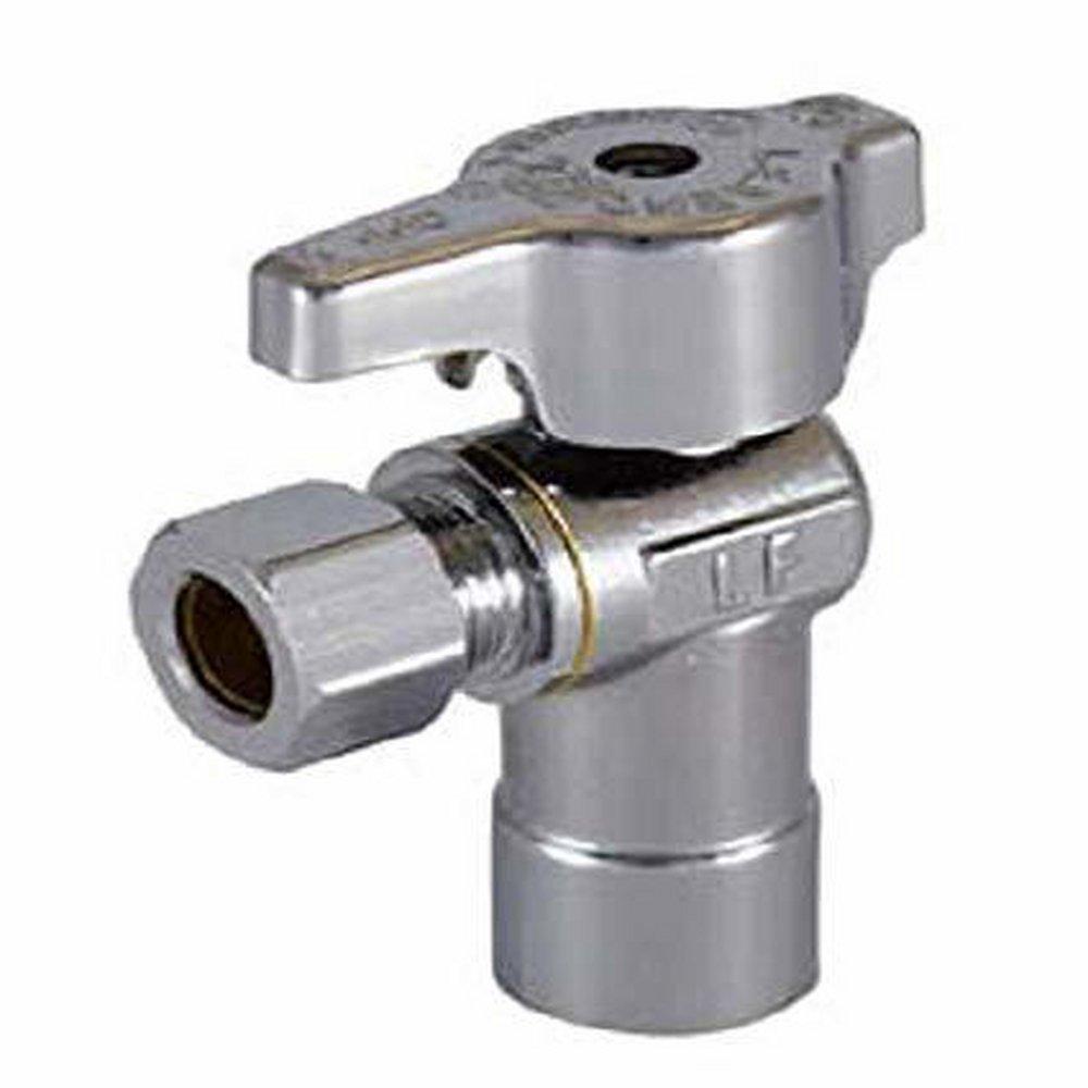 Legend Valve & Fitting Chrome Plated Lever Handle Angle Supply Stop Valve in Chrome Plated 
