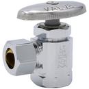 Legend Valve & Fitting Polished Chrome FNPT x OD Tube Angle Supply Stop Valve in Polished Chrome 