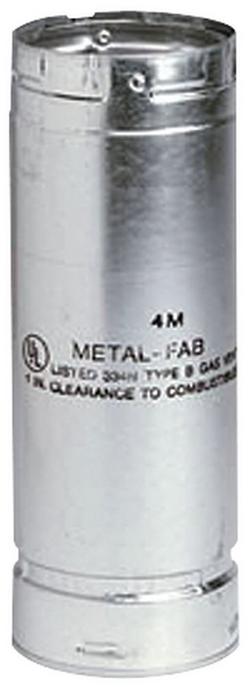 4 in. x 6 in. Adjustable Length Gas Pipe