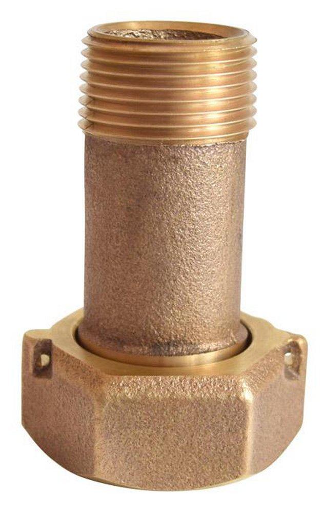 Legend Valve & Fitting Flanged x MIP Bronze Meter Coupling 