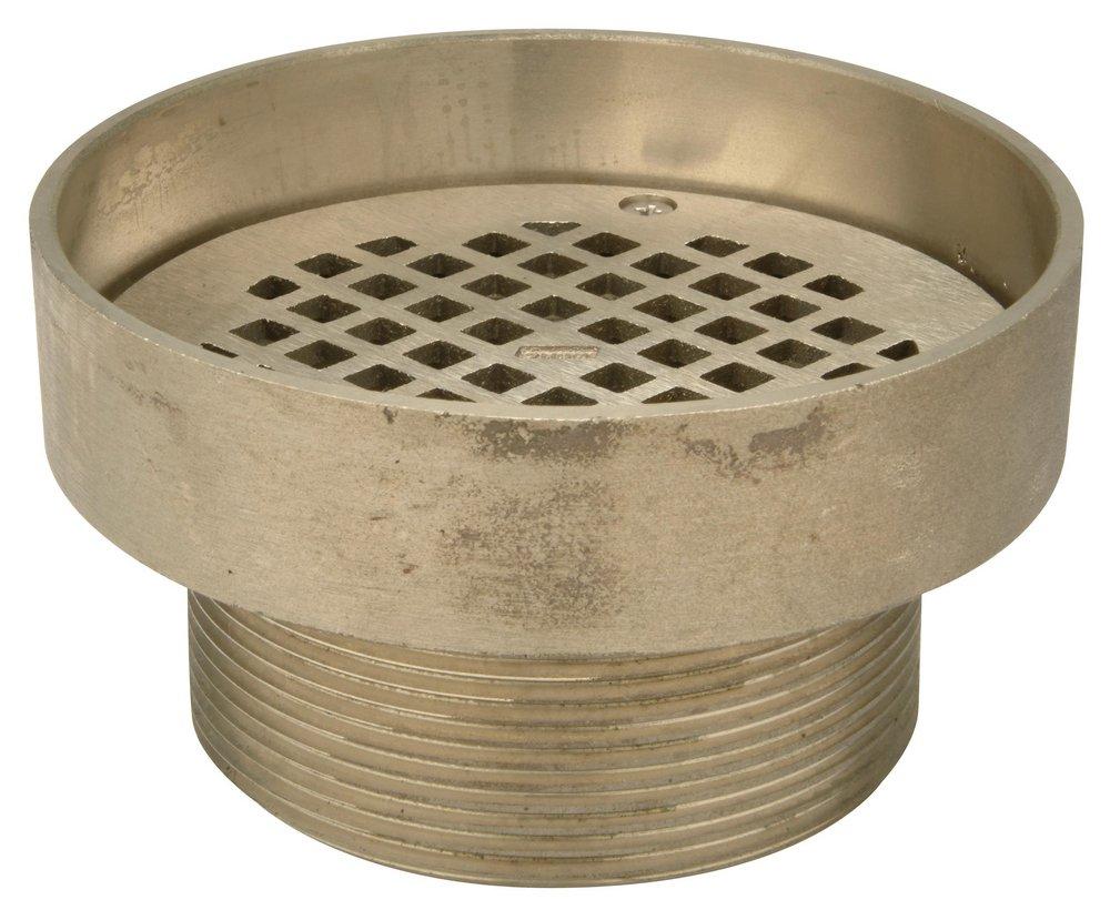Zurn Nickel Bronze Round Strainer with Raised Lip Nickel Bronze 