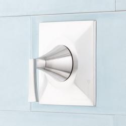 Single Handle Pressure Balancing Valve Trim in Brushed Nickel (Trim Only)