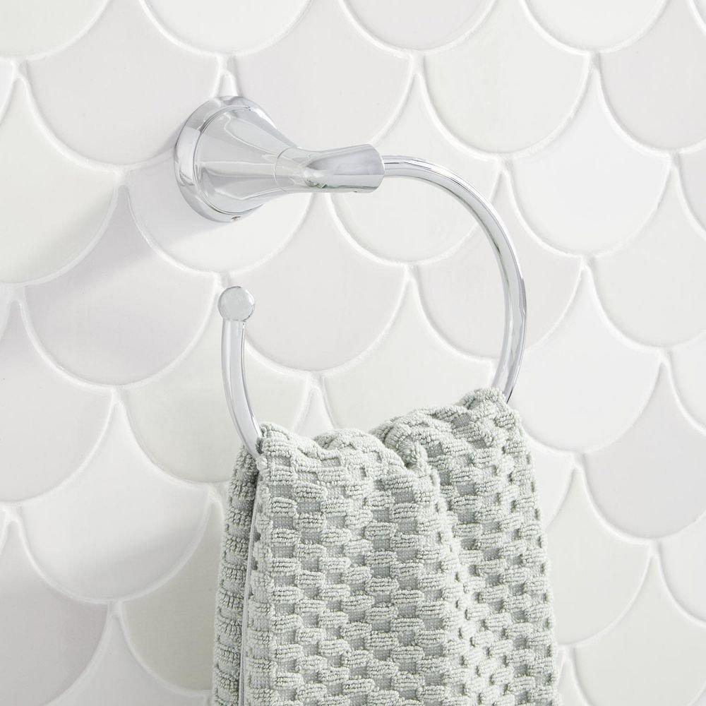 Signature Hardware Chrome Towel Ring 
