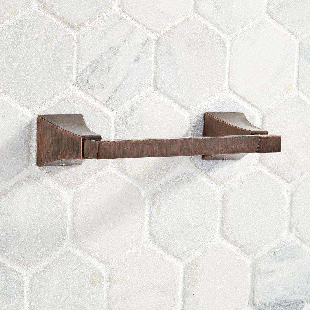 Signature Hardware Oil Rubbed Bronze Wall Mount Toilet Tissue Holder 